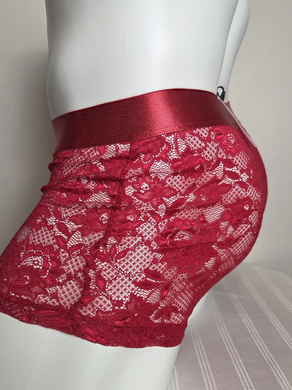 Cosabella Red Lace Boxer Briefs